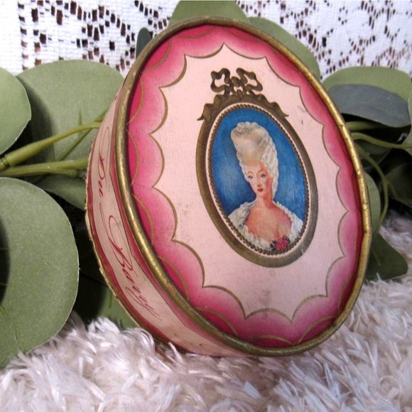 Vintage Other - ⚜VINTAGE⚜ Pink 1940's Art Deco Style Vanity Make Up Box by DU BARRY